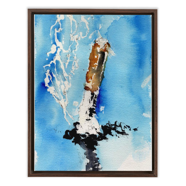 Cigarette Butt - Framed Canvas Wraps