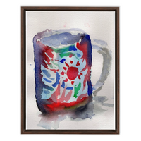 Coffee Cup - Framed Canvas Wraps