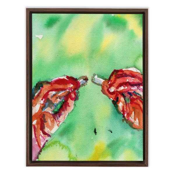 Quit Smoking - Framed Canvas Wraps