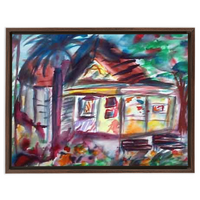 Gift Shop - Framed Traditional Stretched Canvas