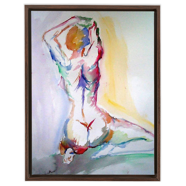 Artistic Nude - Framed Traditional Stretched Canvas