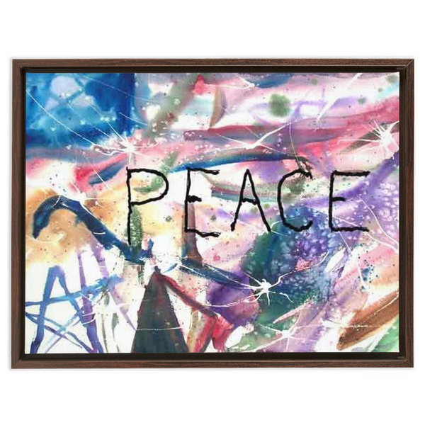PEACE - Framed Traditional Stretched Canvas