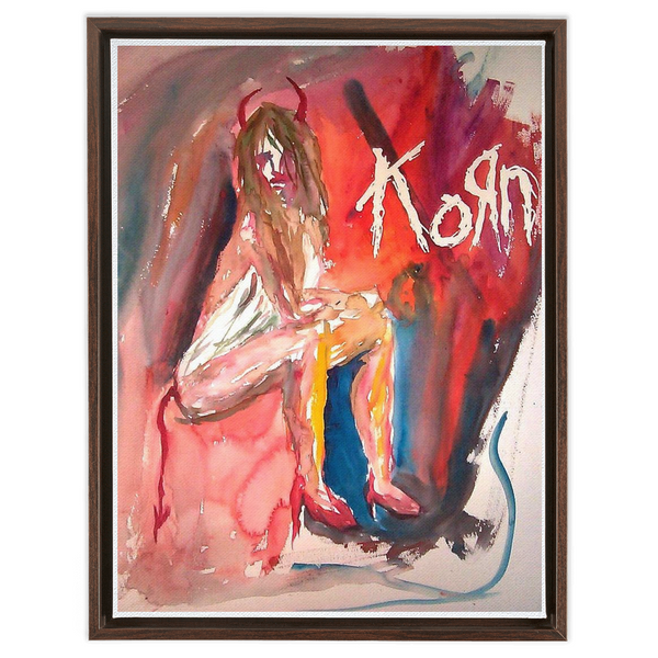 Korn - Framed Traditional Stretched Canvas