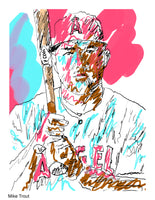 Mike Trout – Limited Edition Collector’s Print (Signed)