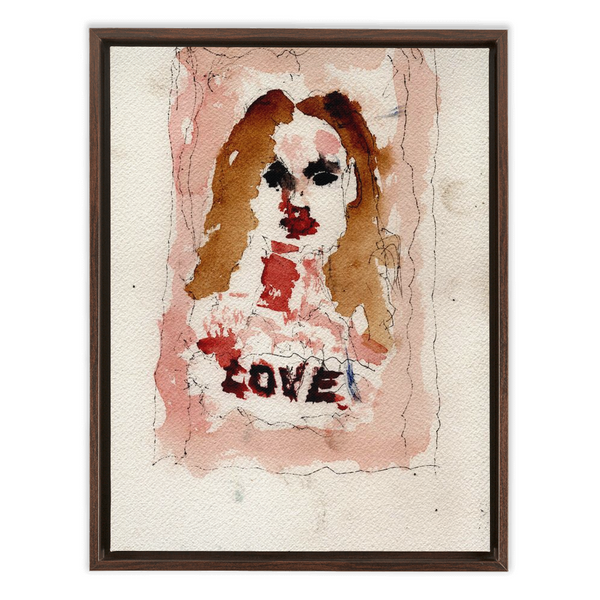 Love - Framed Canvas Wraps
