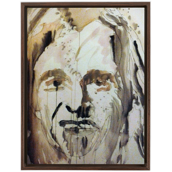 Dick Cavett - Framed Traditional Stretched Canvas