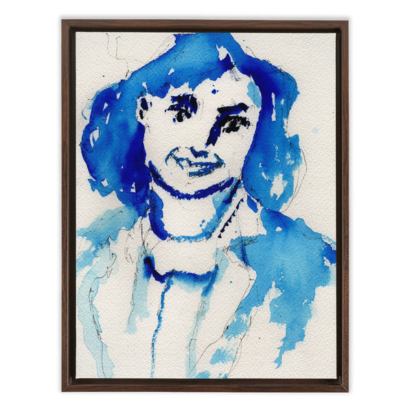Anne Frank - Framed Canvas WrapsFramed Canvas Wraps