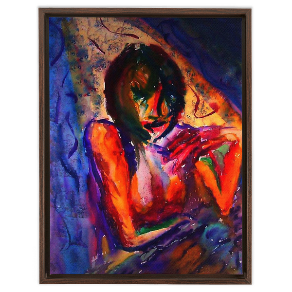 Sweet Lady Marlboro - Framed Traditional Stretched Canvas