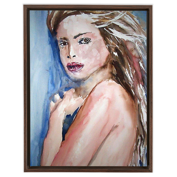 Woman - Framed Traditional Stretched Canvas