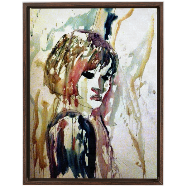 Catherine Zeta Jones - Framed Traditional Stretched Canvas
