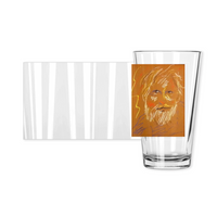 Pint Glasses bearded man