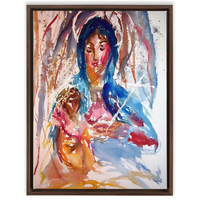 Framed Canvas Wraps virgin and child