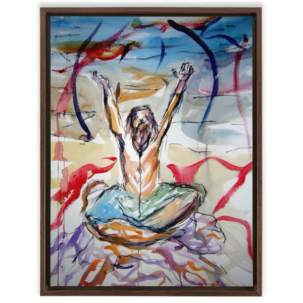 Framed Canvas Wraps yogi
