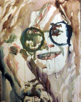 Open edition watercolor print of Janis Joplin signed by artist - Dan Joyce art