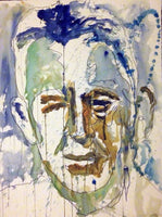 Open edition watercolor print of Bill Wilson signed by artist - Dan Joyce art