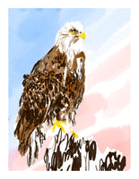 Bob the Bald Eagle - signed children's book print - Dan Joyce art