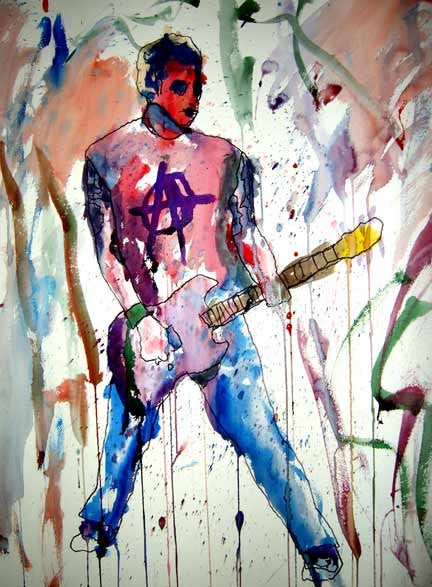 Punk Rock Portraits - Craig Jewett - Dan Joyce art