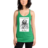 Women's Racerback Tank the trials of Humpty Dumpty