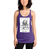 Women's Racerback Tank the trials of Humpty Dumpty