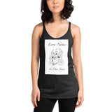 Women's Racerback Tank Love Notes