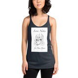 Women's Racerback Tank Love Notes