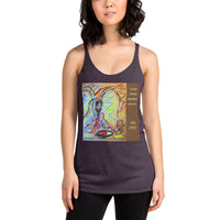 Women's Racerback Tank - Jesus pancakes