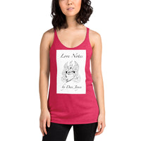 Women's Racerback Tank Love Notes